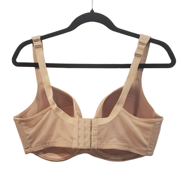 Cacique 38F Lane Bryant Lightly Lined Balconette Bra Cream Beige Nude - Picture 2 of 6